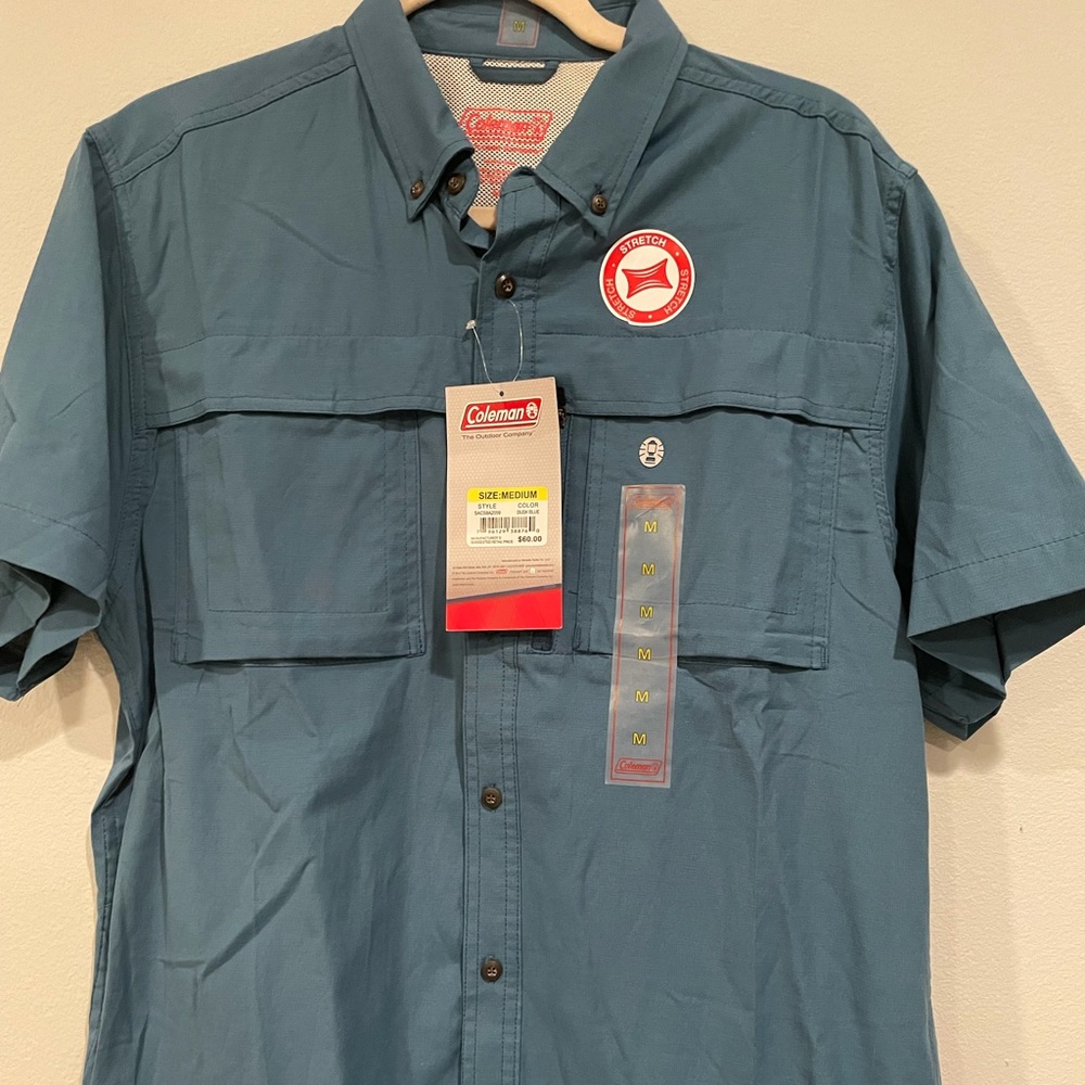 Coleman mens outdoor front-button shirt